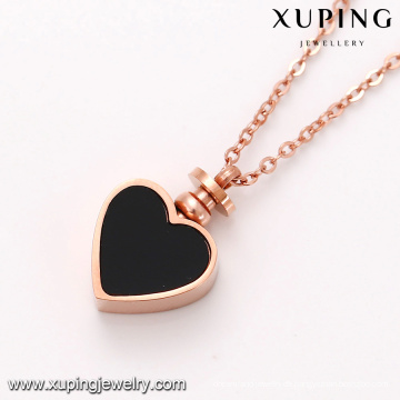 Necklace-00388 Modeschmuck im Großhandel in China, günstiger Preis und Herzform, Rose Goldkette